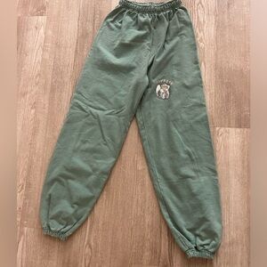 Boys lie goodbye green sweatpants